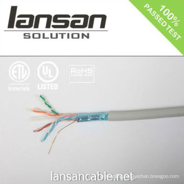 copper lan cable cat 5e wire Aluminum foil shield OEM available